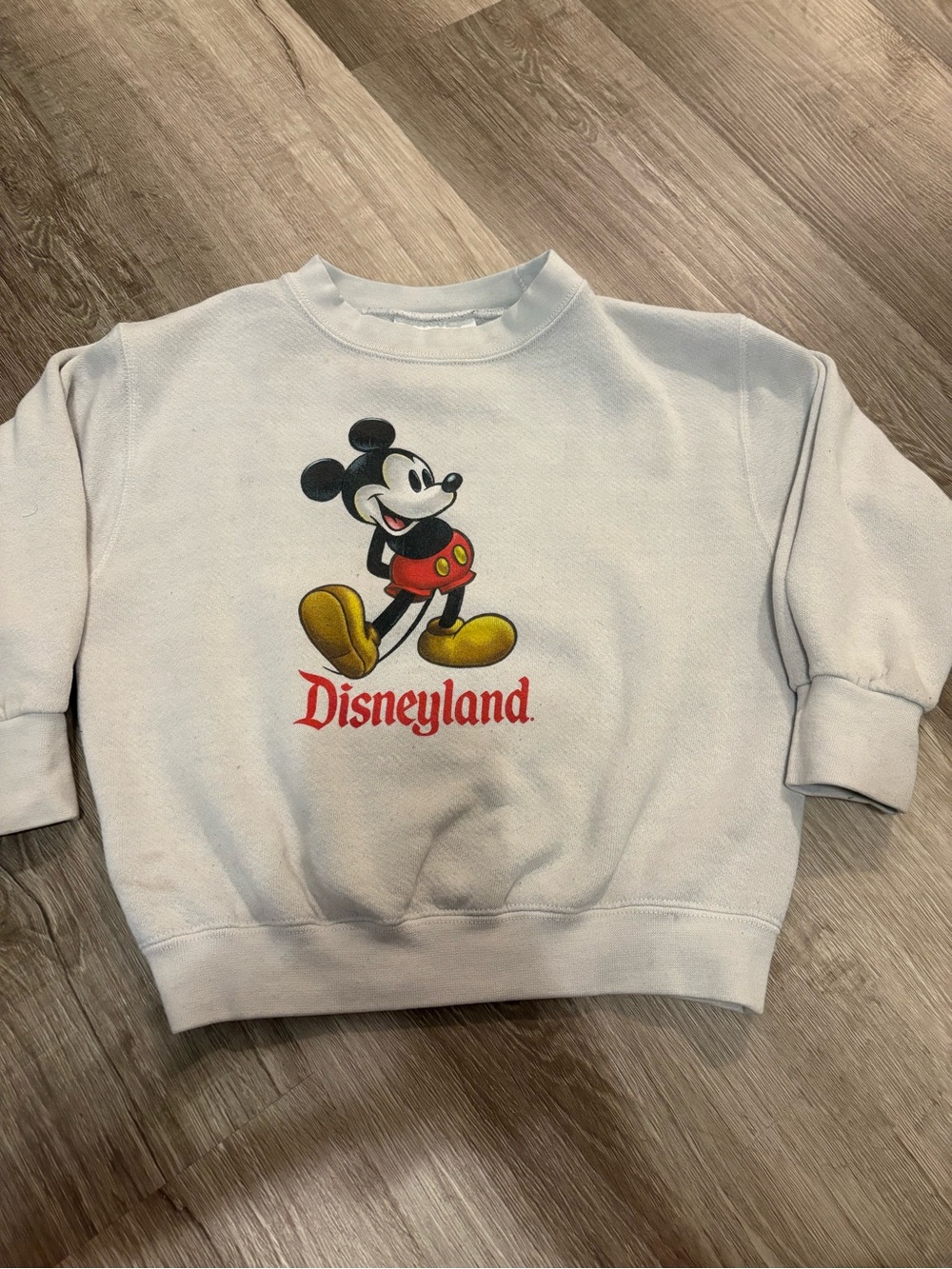 Vintage Disney  Kids White Mickey Mouse Sweatshirt